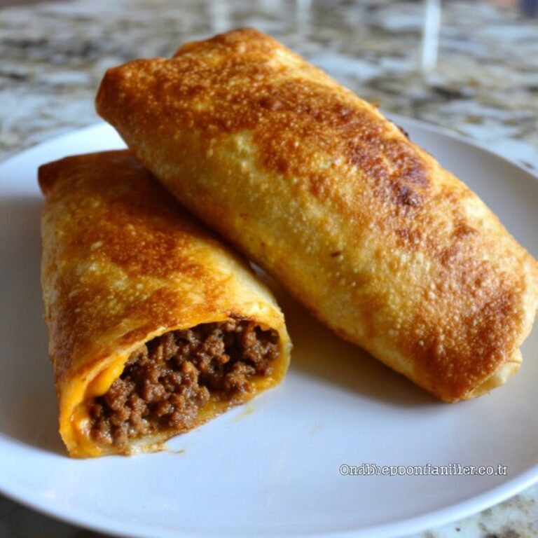 Crispy Beef and Cheese Chimichangas Recipe