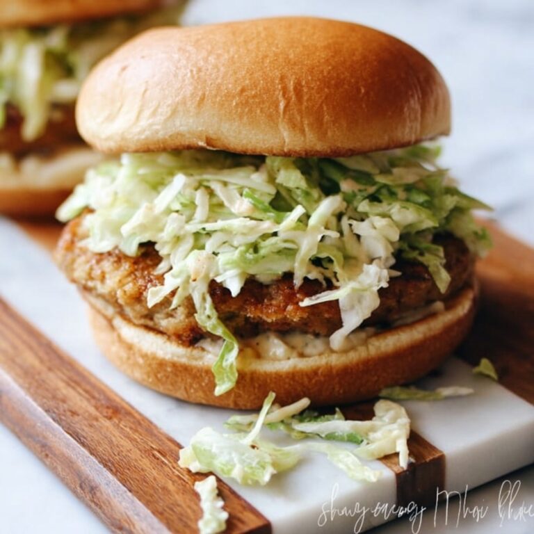 Chicken Teriyaki Burgers with Sesame Slaw Recipe