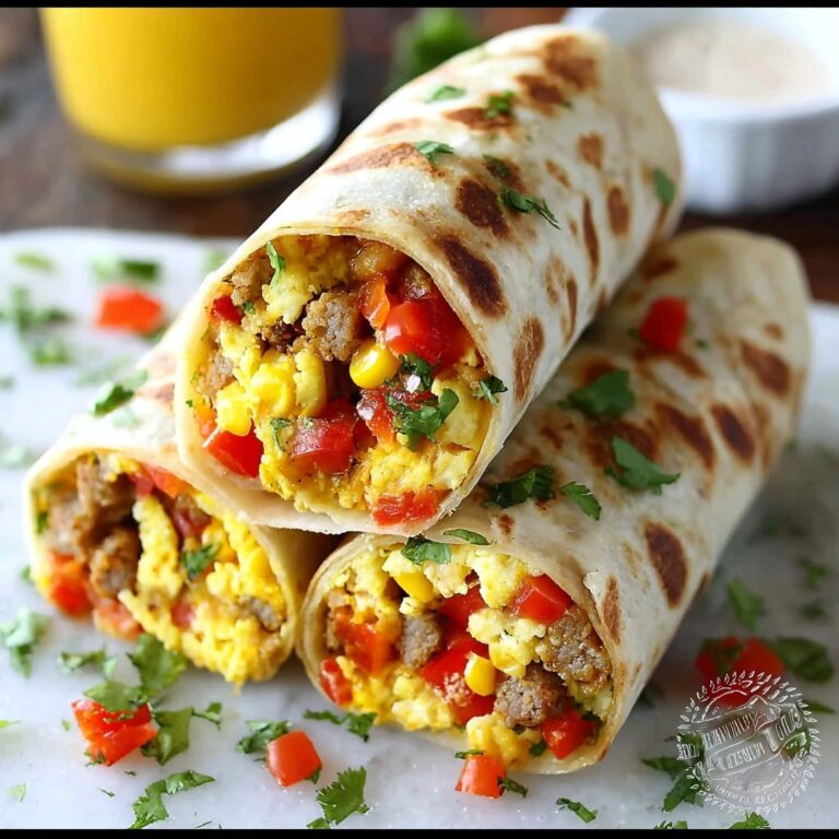 Delicious Freezer Breakfast Burritos for Busy Mornings Recipe