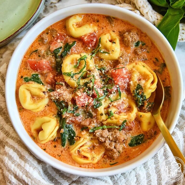 Crockpot Sausage Tortellini Soup Recipe