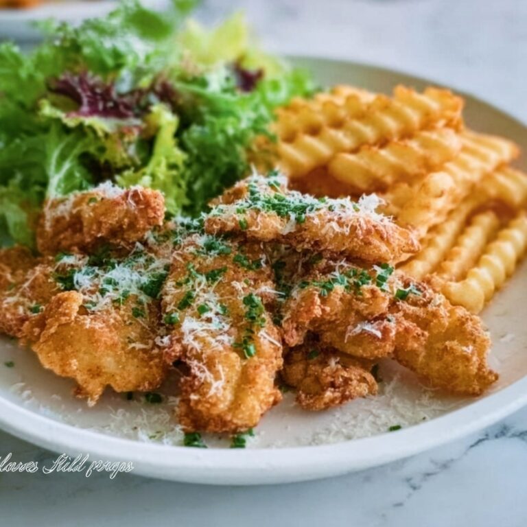 Baked Garlic Parmesan Chicken Tenders Recipe