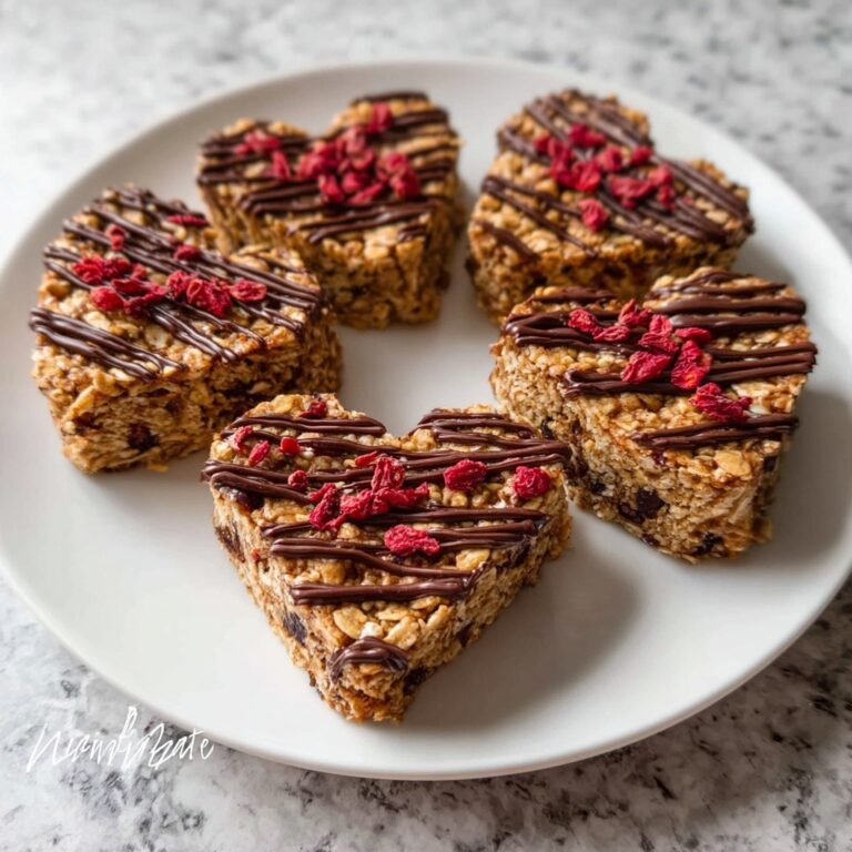 Crunchy Granola Heart Bars Recipe