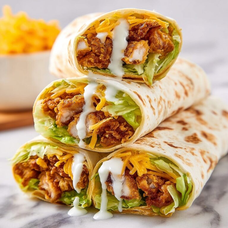Cheddar Bacon Ranch Chicken Wraps Recipe