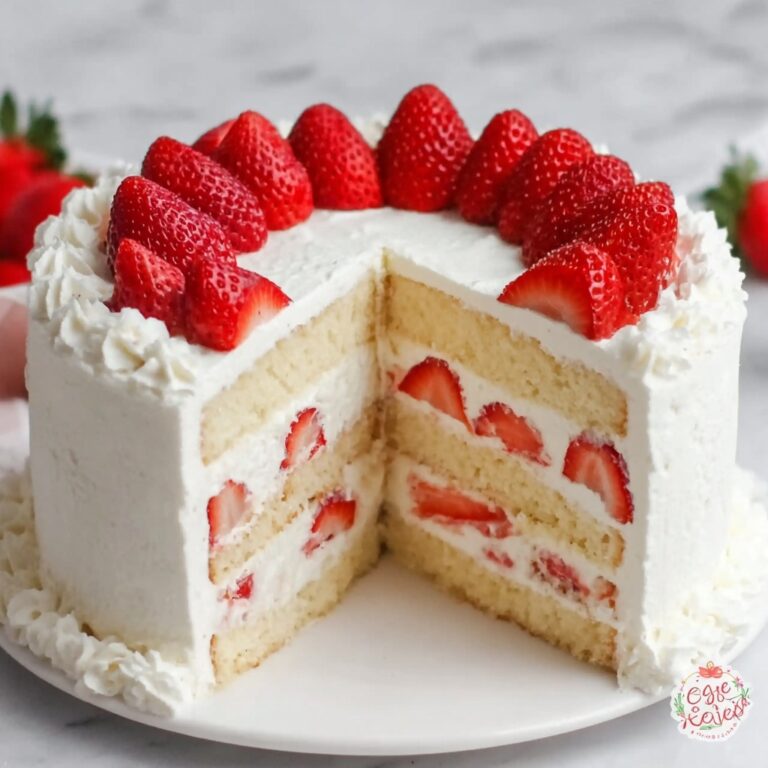 Strawberry Cream Cake Recipe