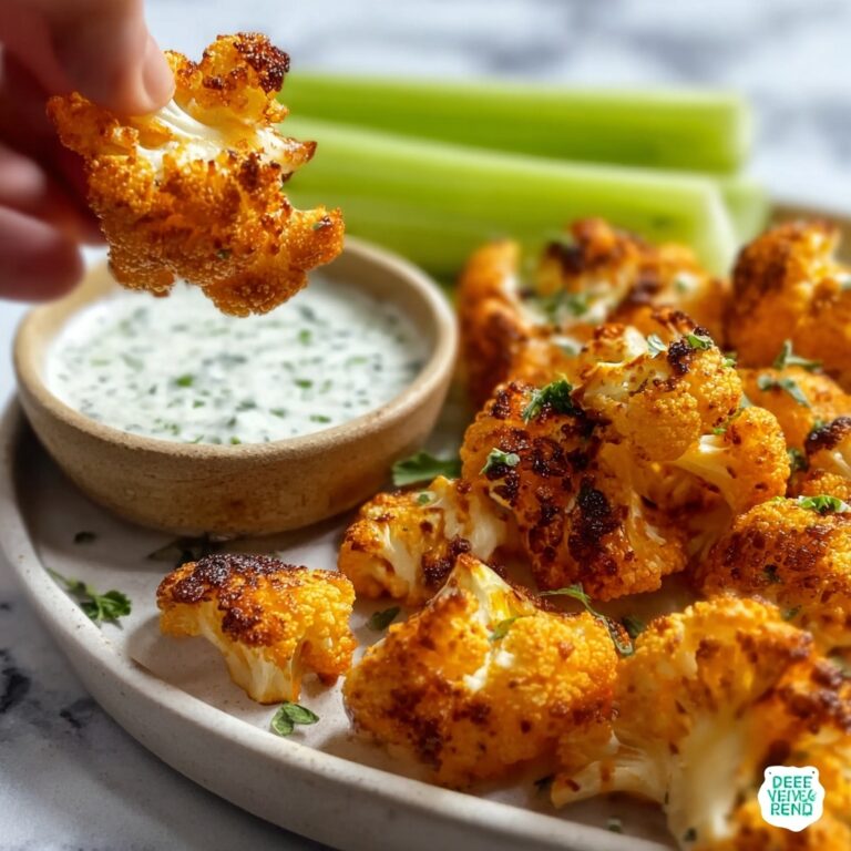 Crispy Buffalo Cauliflower Wings Recipe