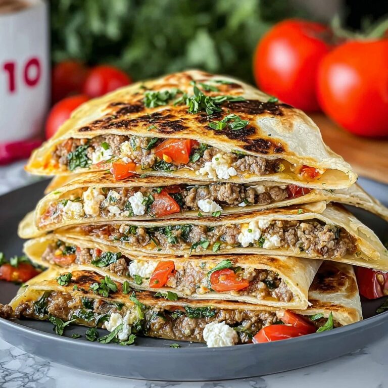 Savory Turkish Gozleme with Lamb Recipe