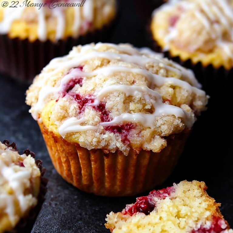 Raspberry Streusel Muffins Recipe