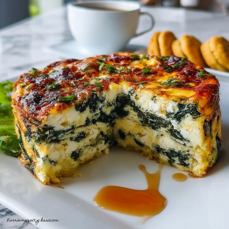 Easy Spinach and Cottage Cheese Breakfast Casserole Recipe