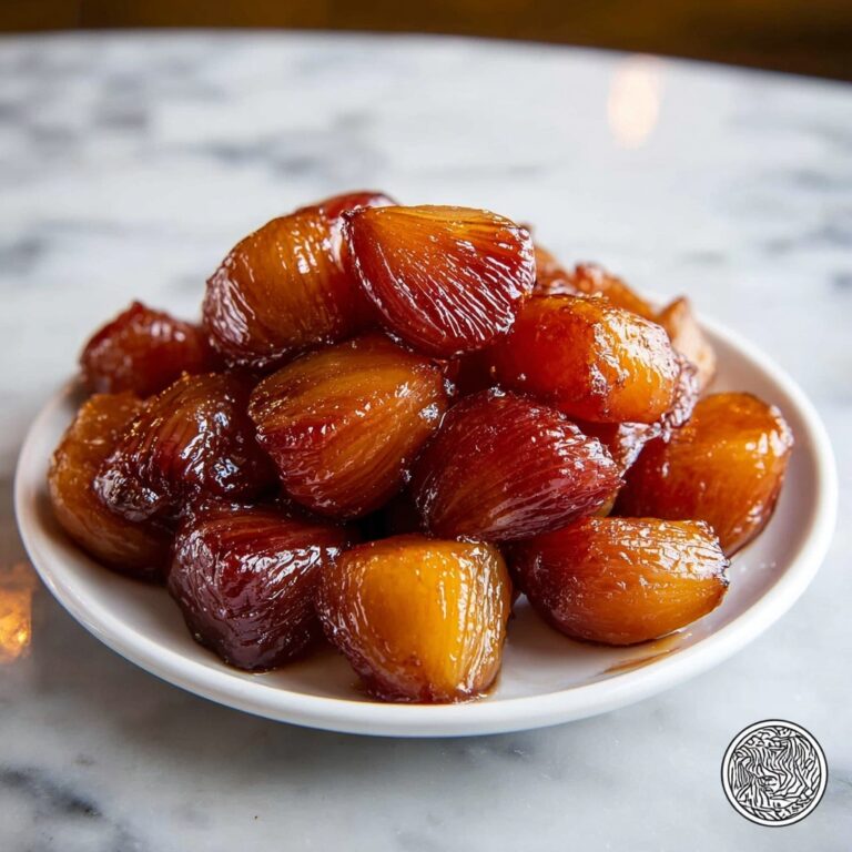 Maple Syrup Onion Caramelized Skillet Recipe