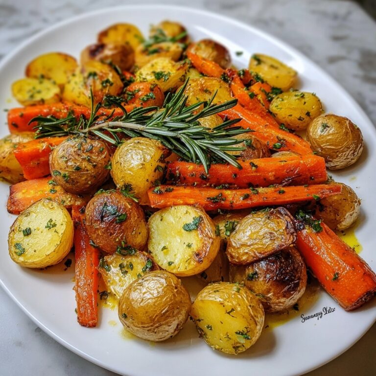 Roasted Potatoes and Carrots with Fresh Herbs Recipe