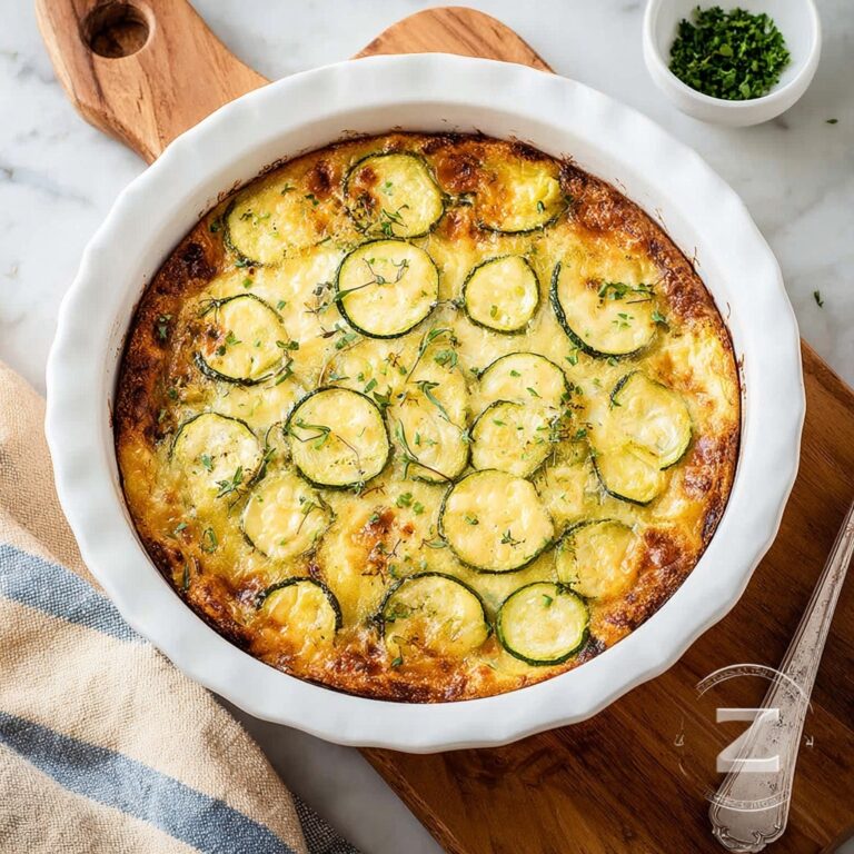 Crustless Zucchini Pie Recipe