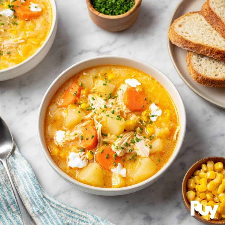 Creamy Chicken Corn Chowder Recipe