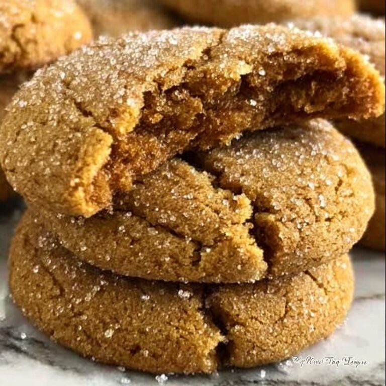 Molasses Crinkle Cookies Recipe