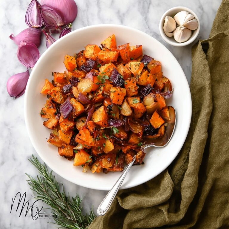 Roasted Butternut Squash & Sweet Potatoes with Rosemary Recipe