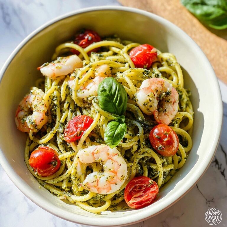 Shrimp Pesto Pasta Recipe