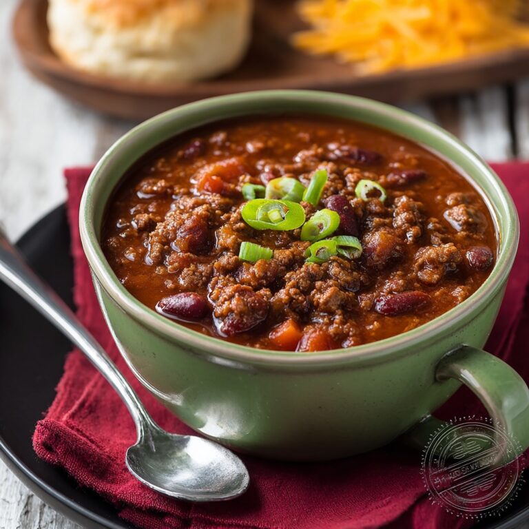 Hearty Beef Chili with Kidney Beans Recipe