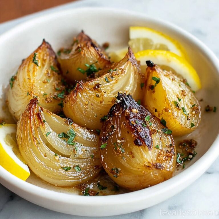 Warm Lemon Garlic Roasted Cabbage & Potatoes Recipe