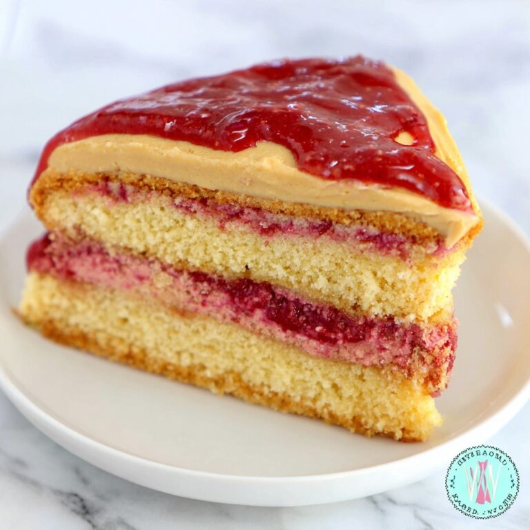 Moist Peanut Butter and Jelly Cake Recipe