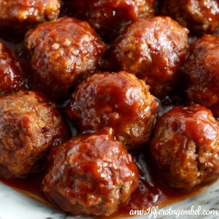 Homemade BBQ Meatballs Recipe