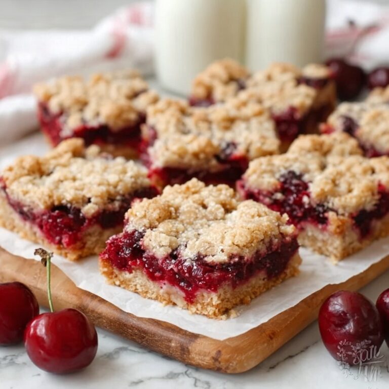 Cherry Crumble Bars Recipe