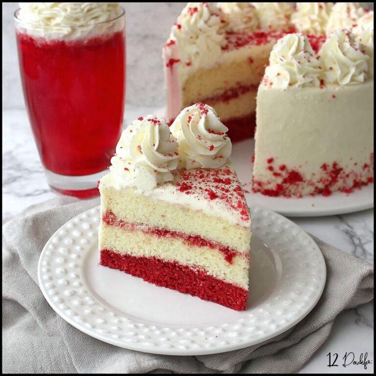 Red Velvet Cheesecake Dessert Recipe