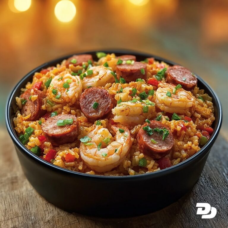 Savory Shrimp and Sausage Jambalaya Recipe