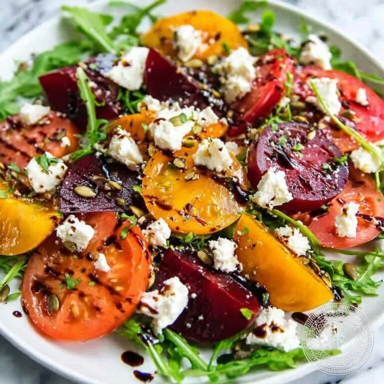 Beet Salad with Goat Cheese and Balsamic Recipe