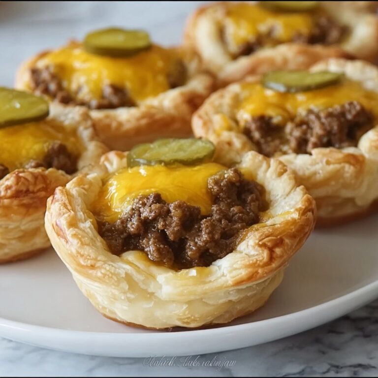 Cheeseburger Biscuit Cups Recipe