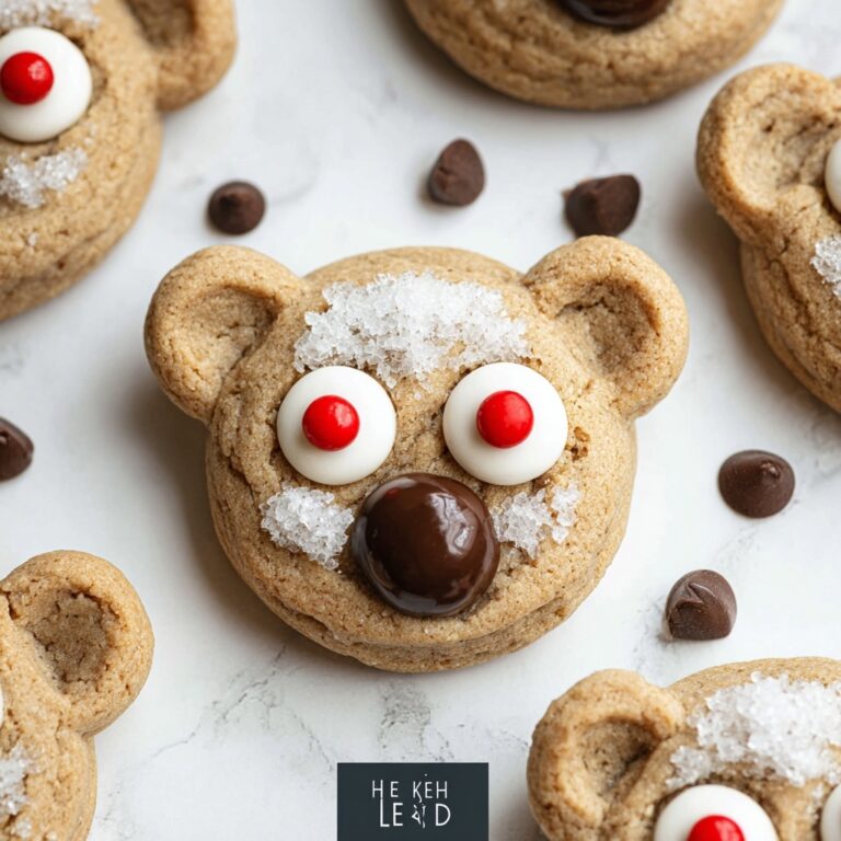 Chocolate Chip Teddy Bear Cookies Recipe