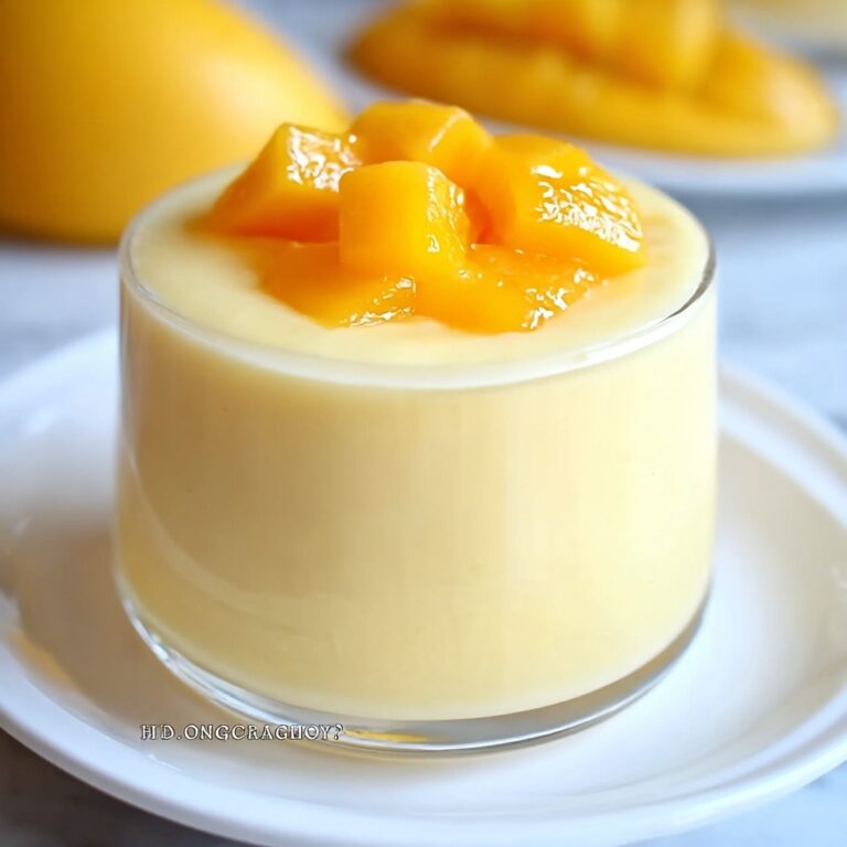 Creamy Mango Pudding Recipe