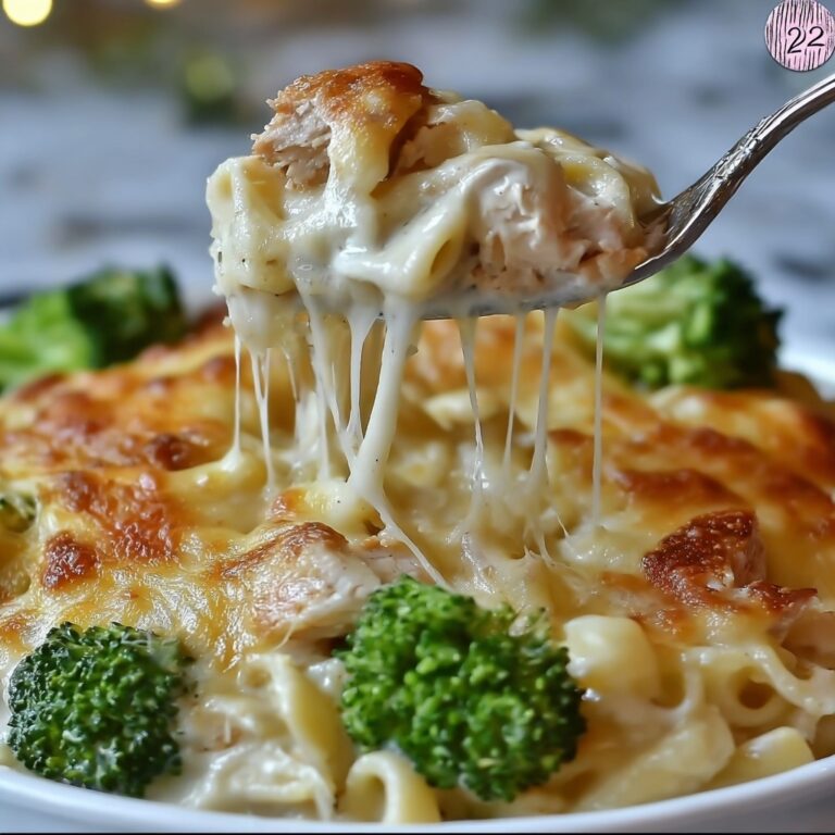 Chicken & Broccoli Alfredo Bake Recipe