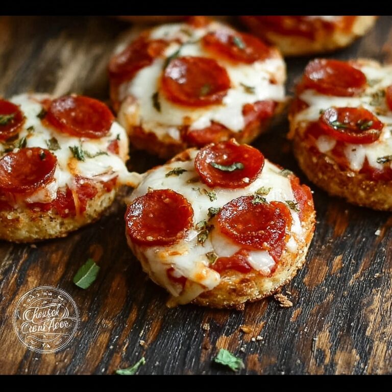 Mini Bagel Pepperoni Pizzas Recipe