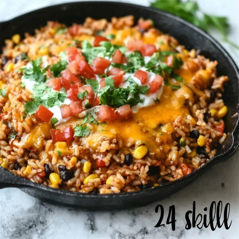 One-Pot Taco Rice Skillet Recipe