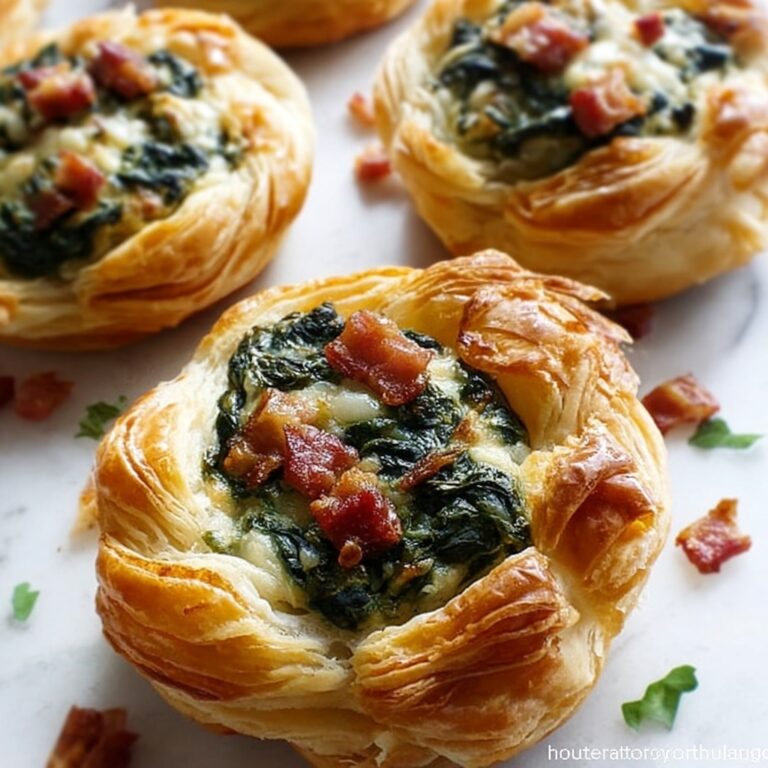 Spinach and Feta Bacon Puffs Recipe