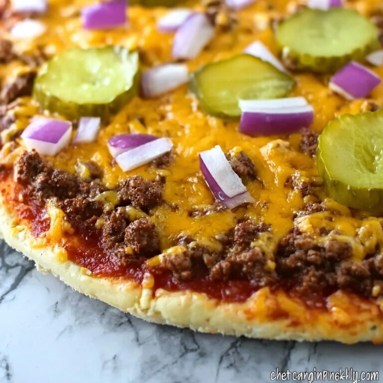 Cheeseburger Pizza Recipe