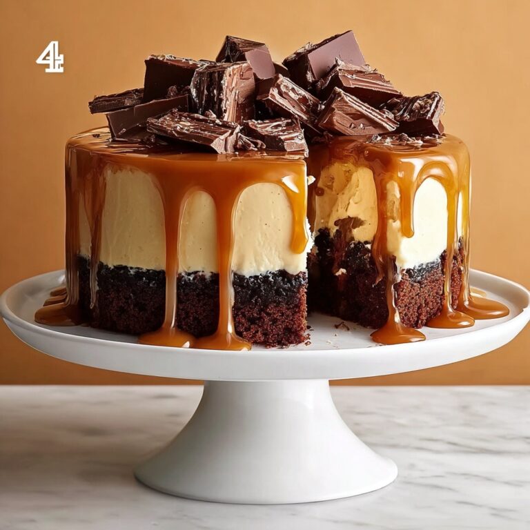 Caramel Brownie Cheesecake Recipe
