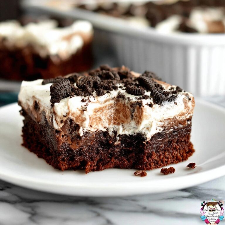 Oreo Pudding Poke Cake Recipe