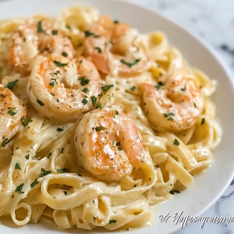 Irresistible Fettuccine Alfredo With Shrimp Recipe