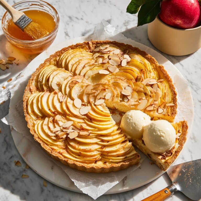 Vegan French Apple Tart With Frangipane Recipe