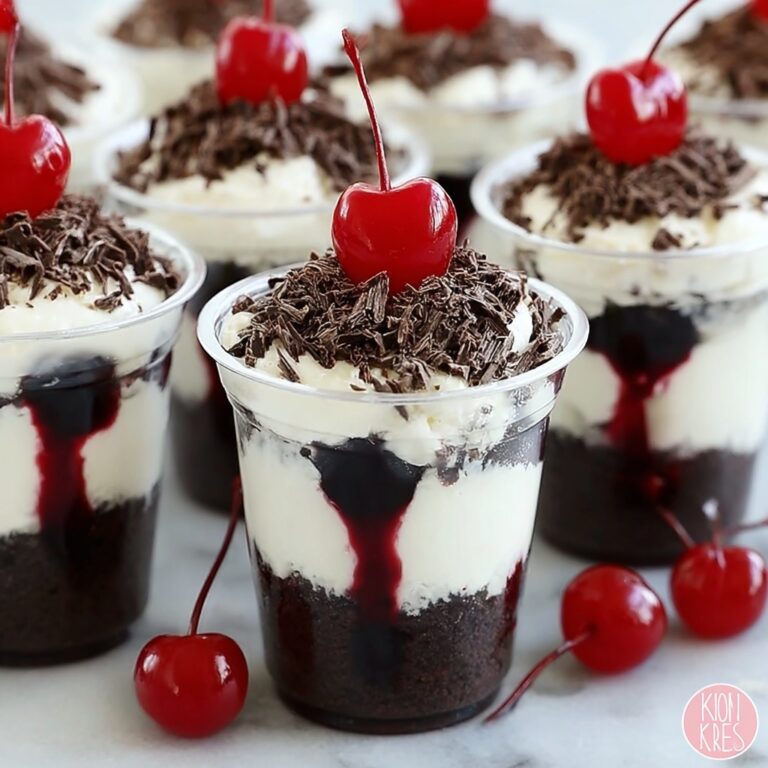DLux Mini Black Forest Cake Dessert Cups Recipe