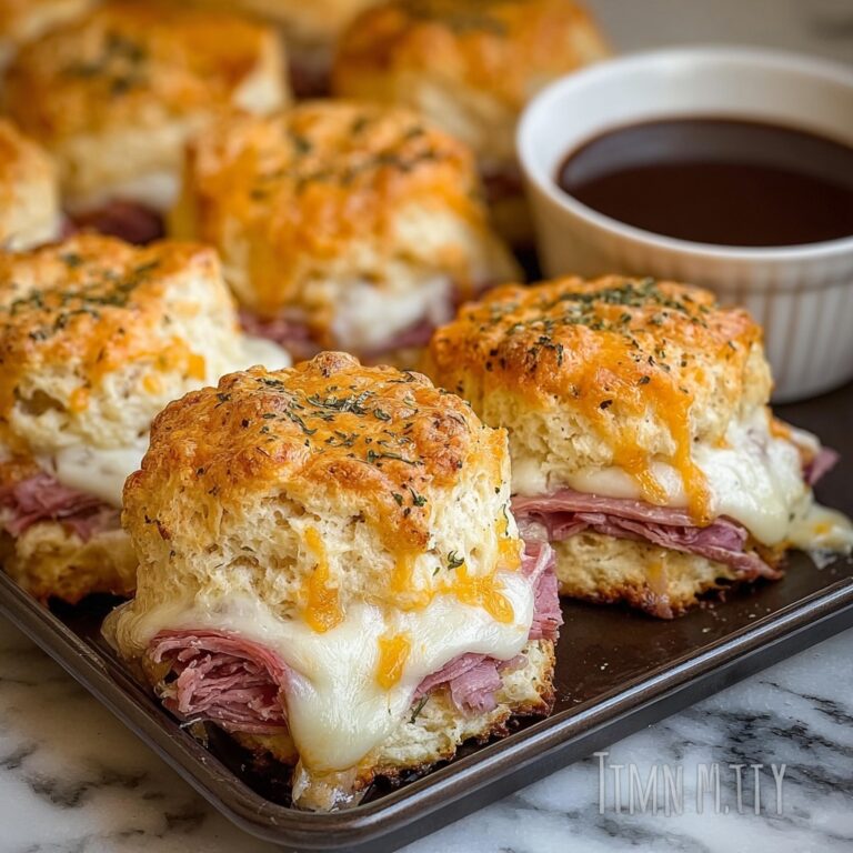 Baked French Dip Biscuits Recipe