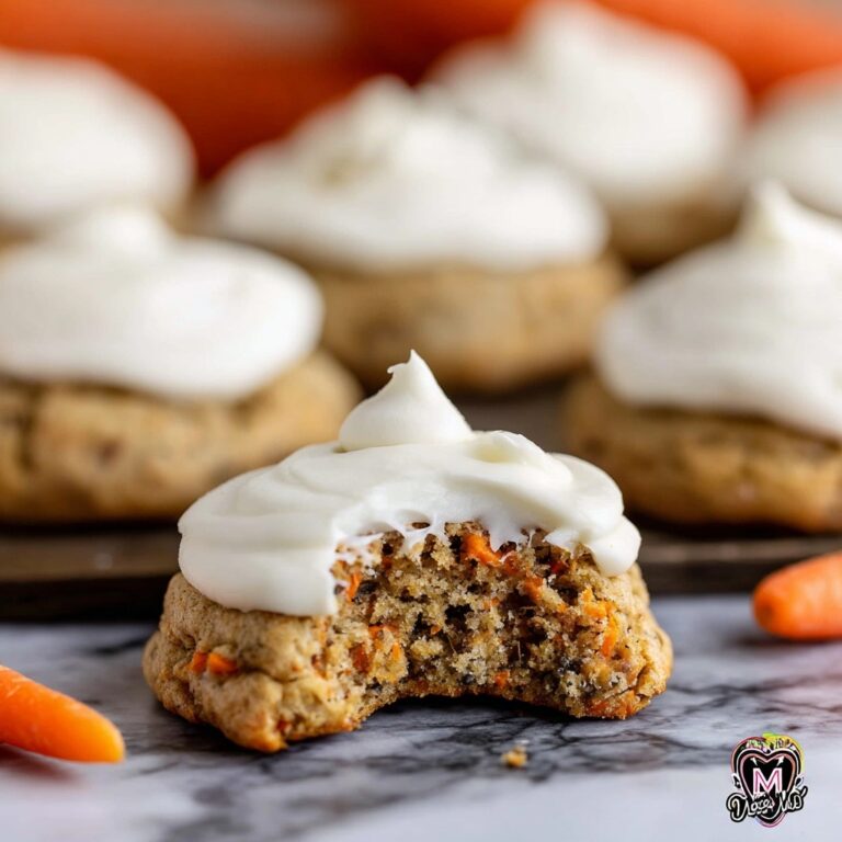 Carrot Cake Cookies with Cream Cheese Frosting Recipe
