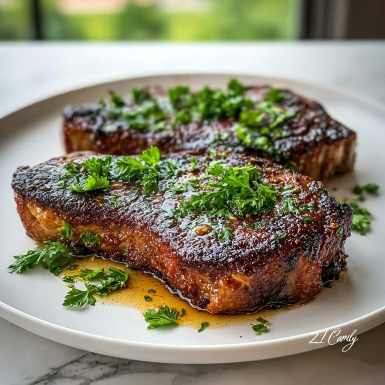Garlic Butter Cast Iron Ribeye Steak: Juicy & Flavorful Recipe