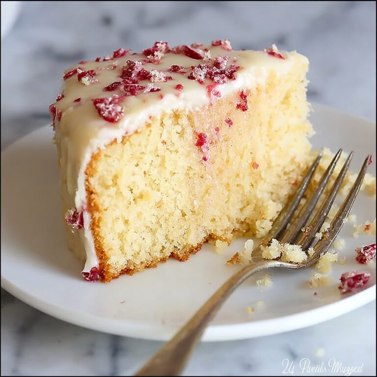 Raspberry White Chocolate Bundt Cake Recipe