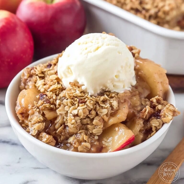 Apple Peanut Butter Crisp {Whole Wheat} Recipe