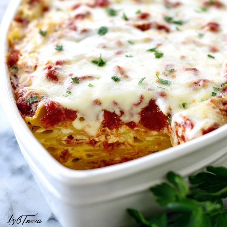 Red and White Pasta Bake Recipe