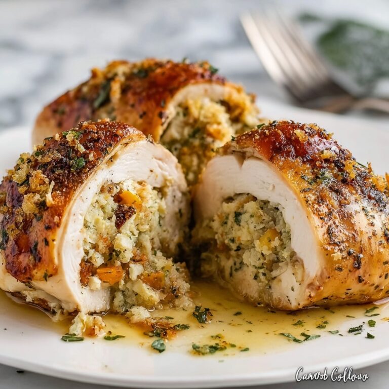 Stuffed Chicken Breast with Spinach and Mozzarella Recipe