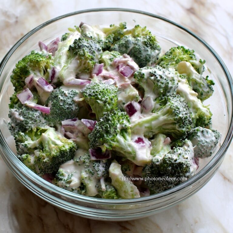 Broccoli Salad with Creamy Dressing Recipe