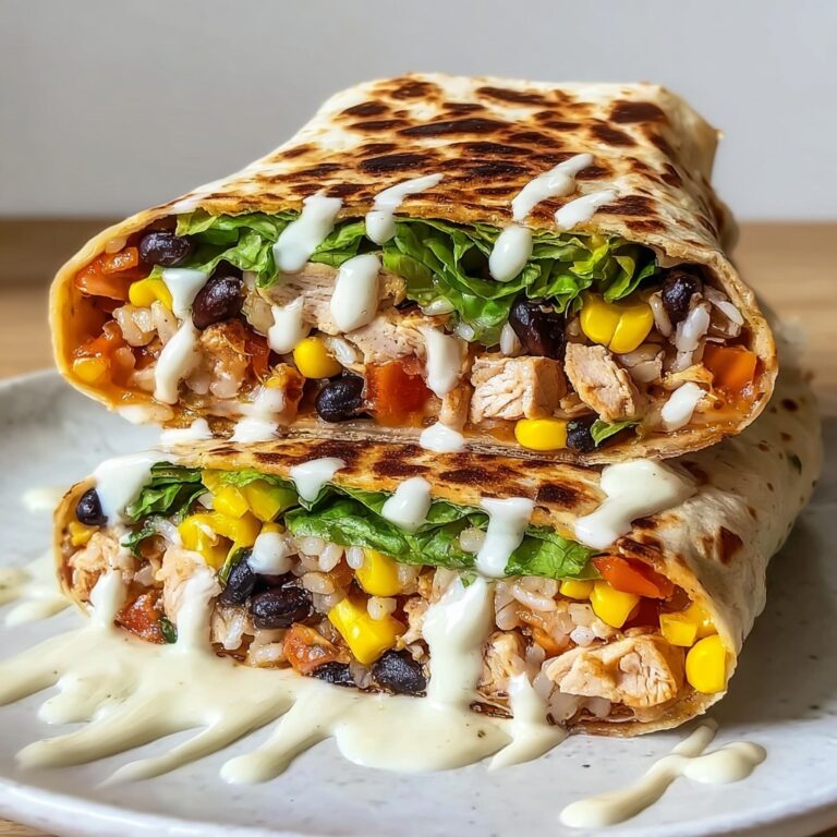 Chipotle Ranch Chicken Burrito Recipe