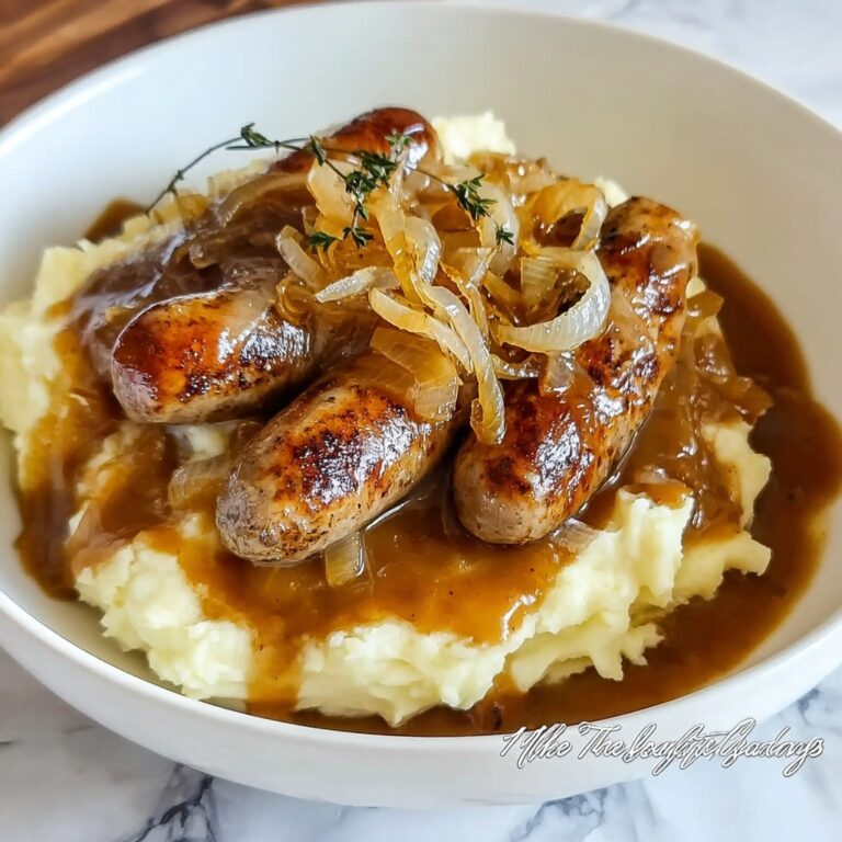 True Bangers and Mash with Onion Gravy – Pure Comfort Food Recipe